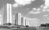 Е. Н. Стамо и др. Жилые дома на Ленинском проспекте в Москве. 1965-67.