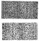 Рис. 10. Вверху — транспарант (матрица) голографического запоминающего устройства; внизу — изображение матрицы.