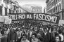 Рим. Демонстрация против провокаций неофашистов. Январь 1975.