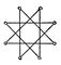 Рис. 2. Звездчатый правильный многоугольник, обладающий симметрией восьмого порядка относительно своего центра.