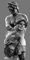 Скульптура архаики. «Тесей и Антиопа». Фрагмент скульптуры западного фронтона храма Аполлона в Эретрии. Мрамор. Конец 6 в. до н. э. Музей в Халкисе.