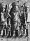Скульптура. «Священная процессия». Бронзовая плакетка (из Бенина, Нигерия). 16 в. Музей человека. Париж.