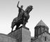 Скульптор Э. Амашукели, архитекторы Тбилиси Канделаки, Д. Мордебадзе. Памятник Вахтангу Горгасалу в Тбилиси. Бронза, гранит. Открыт в 1967.