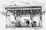 Храм древнего Пенджикента. 7—8 вв. Реконструкция В. Л. Ворониной.