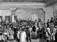 Чрезвычайное собрание Валахии, высказавшееся за объединение Валахии и Молдовы. Бухарест. Сентябрь 1857.