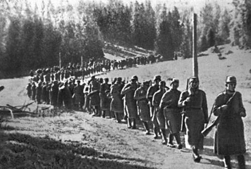 4-я Пролетарская бригада на марше (Югославия)