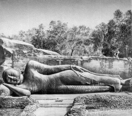 «Будда в нирване». Статуя (Шри-Ланка)