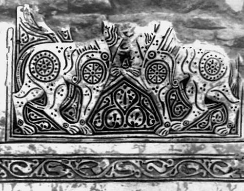 «Крылатые львы» (дворец в Термезе, Узбекская ССР)