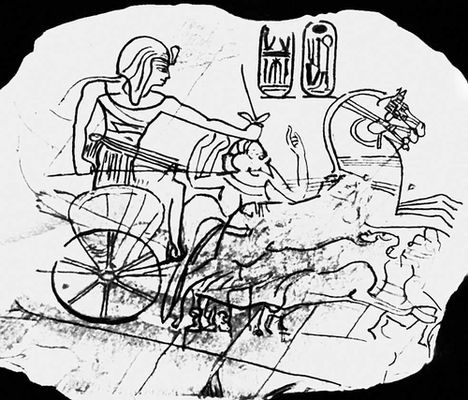 «Фараон на военной колеснице» (Древний Египет)