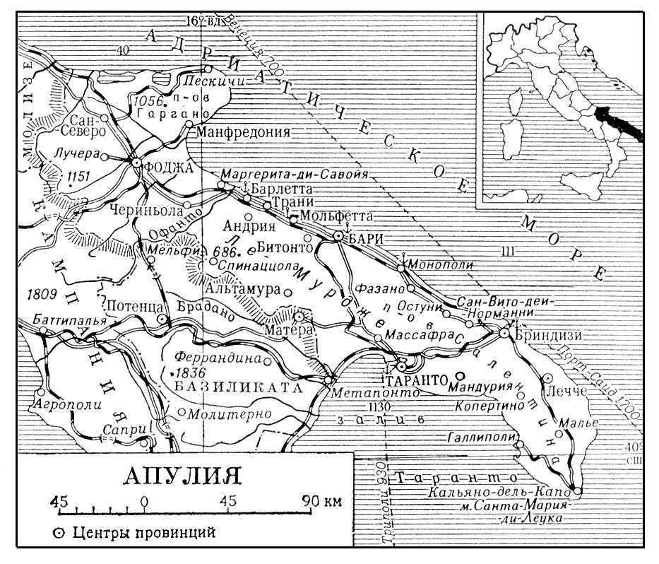 Апулия (карта)