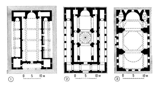 Армянские раннесредневековые храмы (планы)