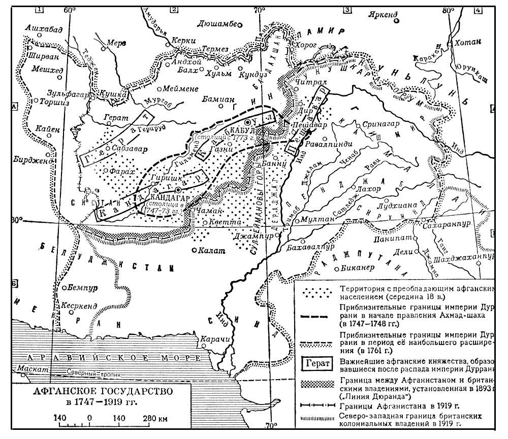 Афганское государство в 1747 — 1919 гг.