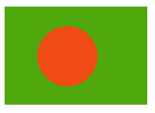 Бангладеш. Флаг государственный