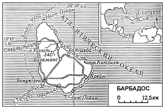 Барбадос (карта)