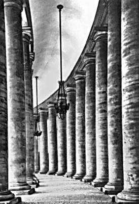 Бернини. Колоннада собора св. Петра в Риме