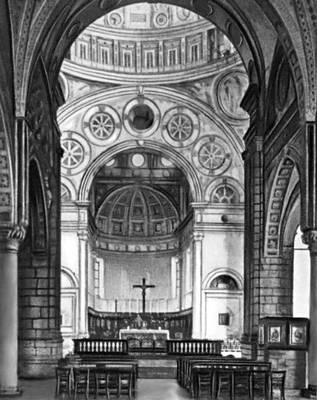 Браманте. Церковь Санта Мария делле Грацие (средокрестие и хор)
