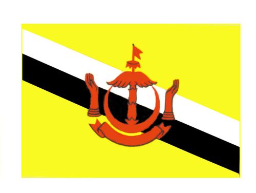 Бруней. Флаг государственный