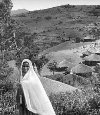 В деревне близ города Харар (Эфиопия)