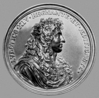 Варен Ж. «Людовик XIV». Аверс медали