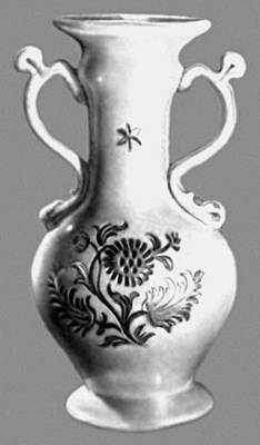 Ваза. Молочное стекло (Испания) Ок. 1775