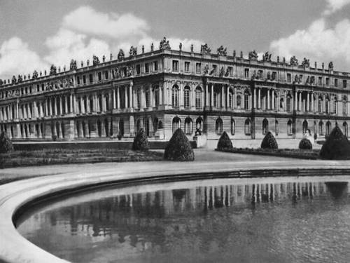Версальский дворец. Северо-западная часть садового фасада
