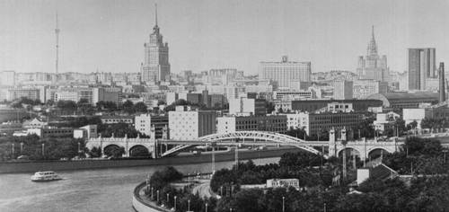 Вид на Москву с Ленинских гор