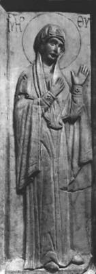 Византия. Рельеф с изображением богоматери