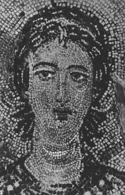 Византия. Голова ангела. Мозаика