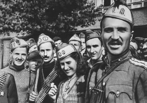 Вторая мировая война. Группа болгарских партизан