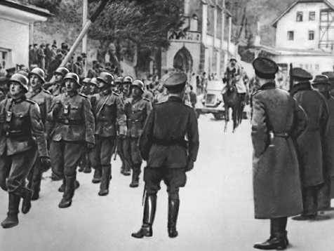 Вторая мировая война. Немецко-фашистские войска в Австрии