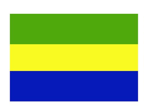 Габон. Флаг государственный