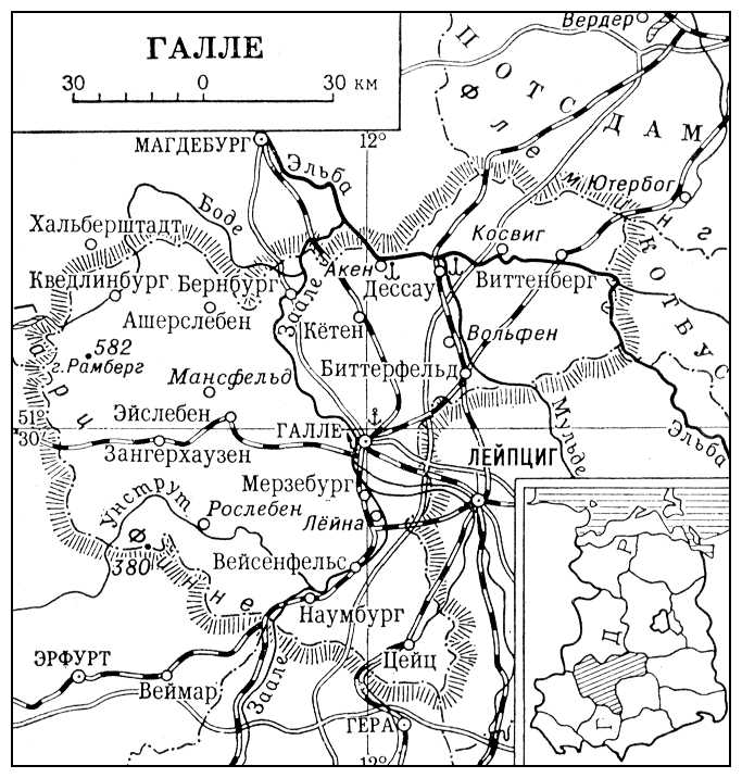 Галле (карта)