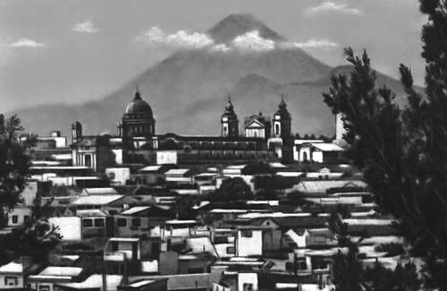 Гватемала. Вид части города