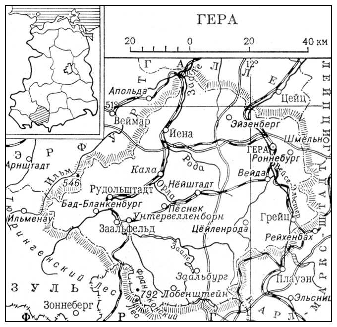 Гера (карта)