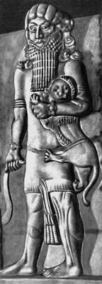 Гильгамеш со львом