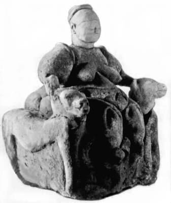 Глиняная скульптура (Чатал-Хююк)