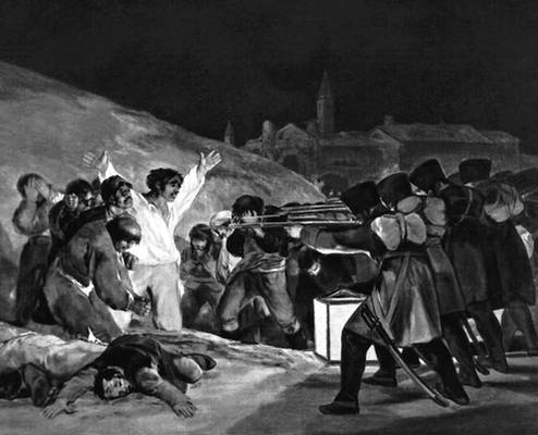 Гойя Ф. «Расстрел повстанцев в ночь на 3 мая 1808 года»