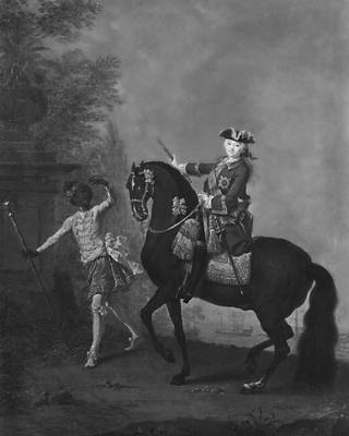 Гроот Г. К. Конный портрет Елизаветы Петровны с арапчонком