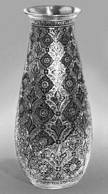Декоративная ваза. Серебро