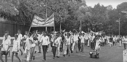 Демонстрация в Калькутте. 1970