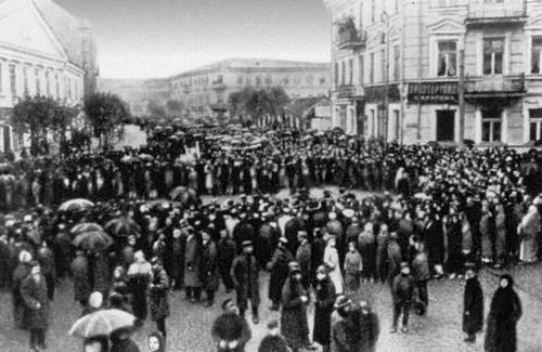 Демонстрация в Вильнюсе. 1905