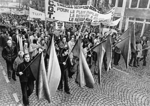 Демонстрация рабочих. 1972 (Париж)