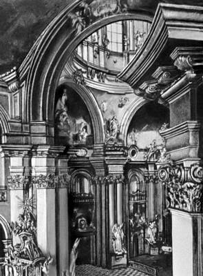 Динценхофер К. И. Алтарь церкви св. Микулаша (Прага)