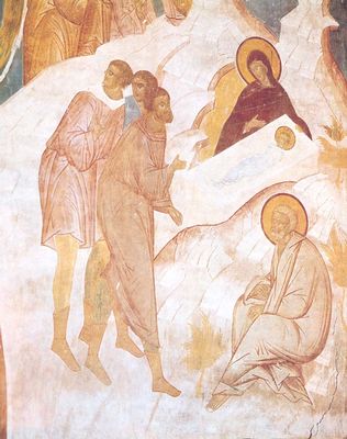 Дионисий. Фрагмент росписи свода собора
