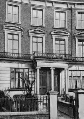 Дом в Лондоне, где жил К. Маркс с 1875