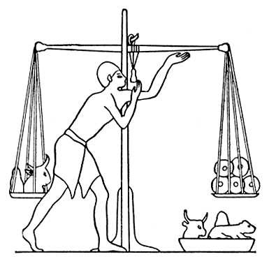 Древнеегипетские рычажные весы