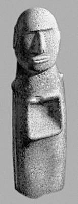 Древняя каменная фигура (Уругвай)