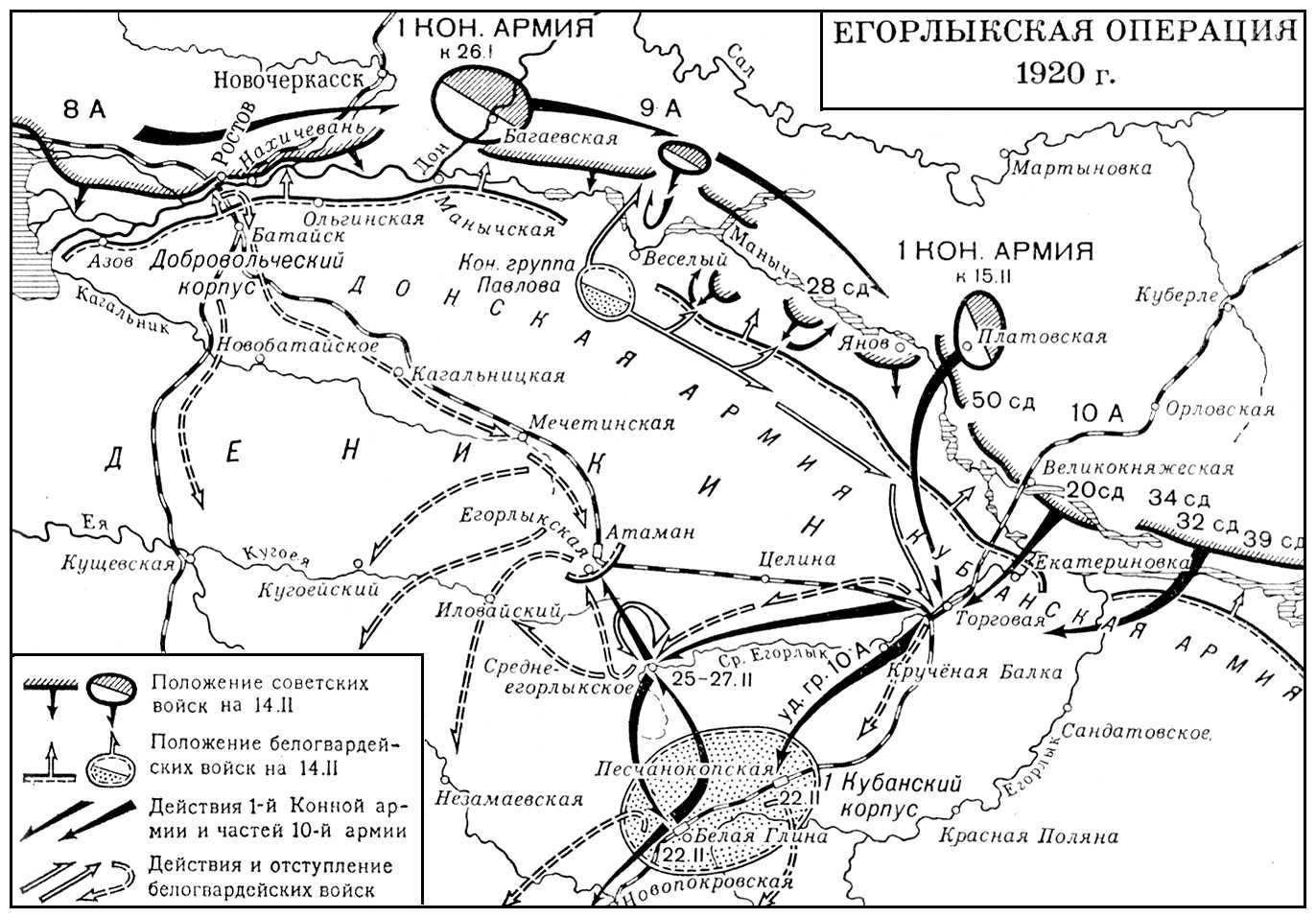 Егорлыкская операция. 1920