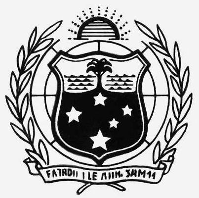 Западное Самоа. Государственный герб