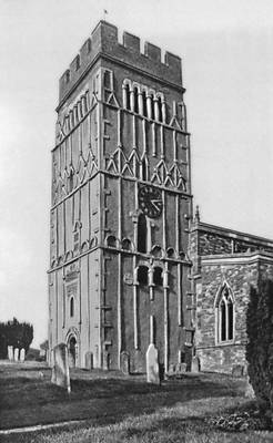 Западная башня церкви в Эрлс-Бартоне (Великобритания)